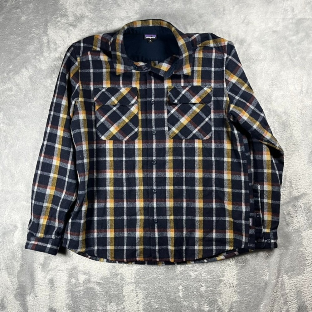 Patagonia Shirt Mens XL Large Gerard Long Sleeve Wool Blend Flannel Lumberjack